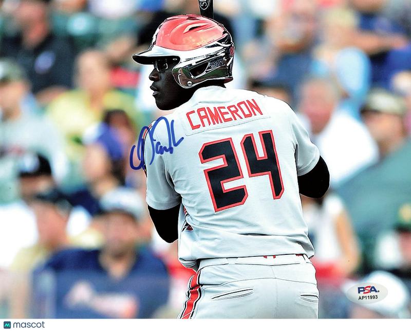 Daz Cameron Cincinnati Reds Signed 8x10 Photo PSA