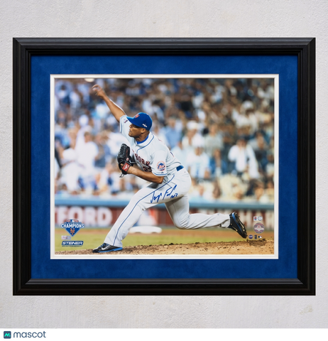 Jeurys Familia New York Mets Signed 16x20 Custom Framed Photo PSA