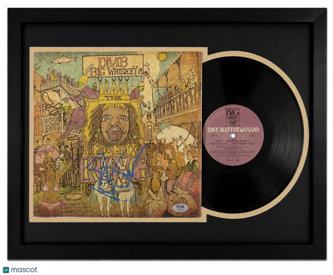 Dave Matthews Signed DMB Big Whiskey Custom Framed Vinyl Album PSA