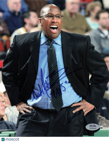 Mike Brown Signed Photo PSA New York Knicks Autographed Coach