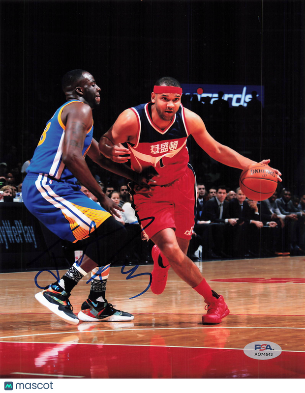 Jared Dudley Washington Wizards Signed Basketball 8x10 Photo PSA