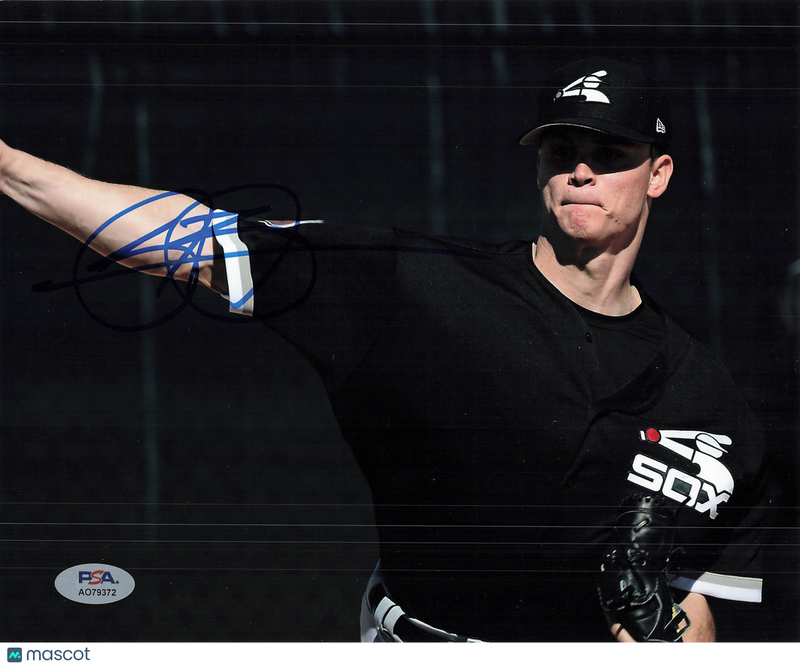 Zack Burdi Chicago White Sox Signed 8x10 Photo PSA