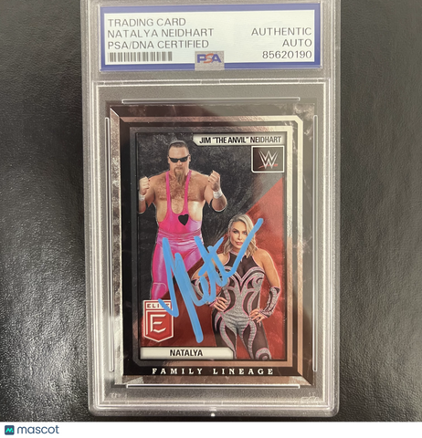 2023-24 Panini Donruss Elite #2 Natalya Neidhart signed card PSA