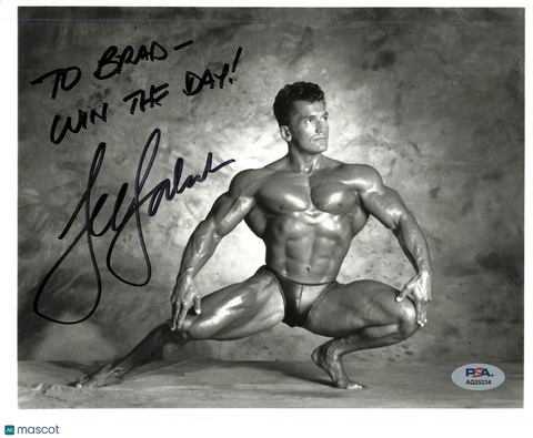 Lee Labrada Signed Bodybuilding 8x10 Photo