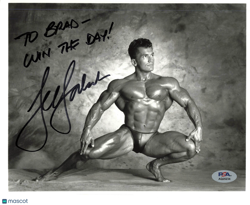Lee Labrada Signed Bodybuilding 8x10 Photo