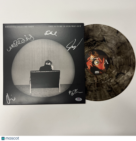 Bridgette Calls Me Baby Signed Custom Framed Vinyl Cover The Future Is Our Way O