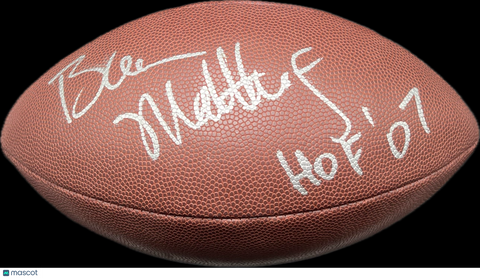 Bruce Matthews Tennessee Titans Signed Football JSA Autographed