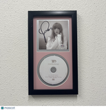 Taylor Swift Signed The Tortured Poets Department Custom Framed CD Album PSA
