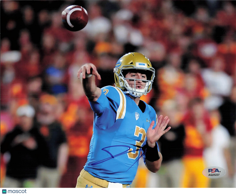 Josh Rosen Signed UCLA Bruins Football 8x10 Photo PSA Autographed