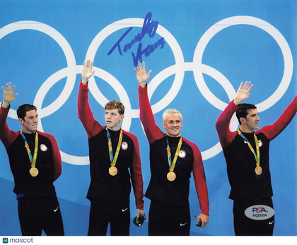 Townley Haas United state olympic team Signed Olympic Swimming 8x10 Photo