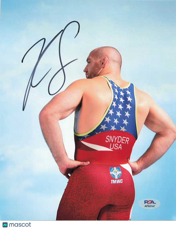 Kyle Snyder Signed Wrestling Photo PSA Autographed