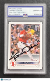 2022 Topps Baseball Series 1 #187 Jarren Duran Signed Card Auto PSA Slabbed Sox
