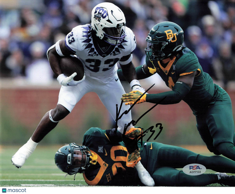 Kendre Miller Signed TCU Horned Frogs Football 8x10 Photo PSA Autographed