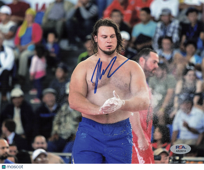 Martins Licis Signed World's Strongest Man Strength Athletics 8x10 Photo PSA