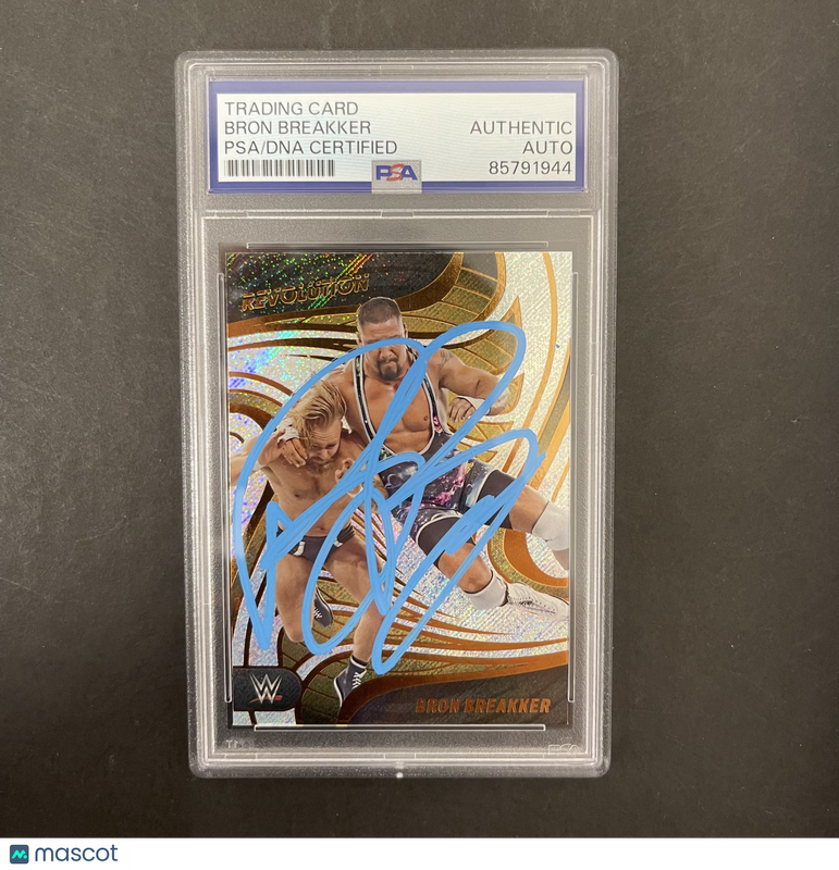 Bron Breakker 2023 Panini Revolution WWE#99 Signed Card PSA Autographed