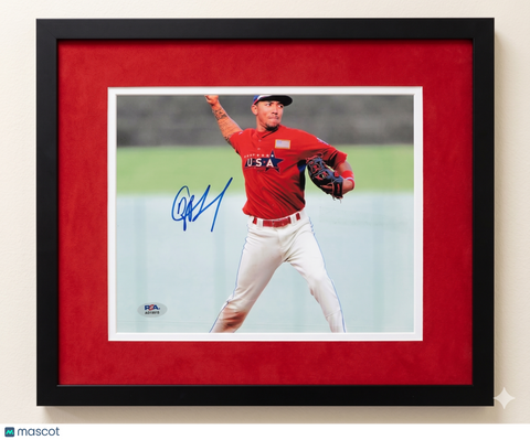 J.P. Crawford Seattle Mariners Signed 11x14 Custom Framed Photo PSA