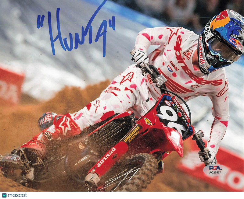 Hunter Lawrence Honda HRC Signed Motocross / Supercross 8x10 Photo
