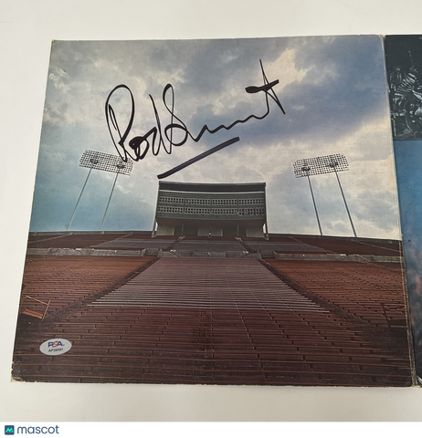 Rod Stewart Signed Vinyl Cover Never A Dull Moment PSA Autographed Music