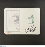 J.T. Poston Signed Golf Masters Golf Scorecards PSA Autographed