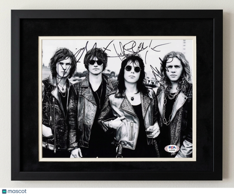 Gethin Davies, Jed Elliott,Adam Slack,Luke Spiller Signed Photo Framed PSA 11x14