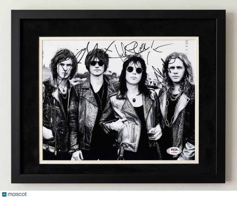 Gethin Davies, Jed Elliott,Adam Slack,Luke Spiller Signed Photo Framed PSA 11x14