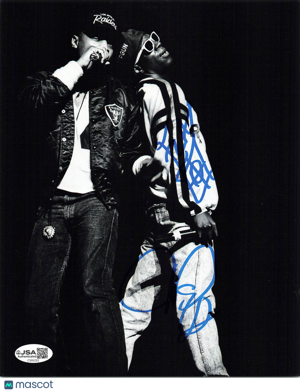Flavor Flav and Chuck D signed 8x10 Photo Public Enemy JSA Autographed