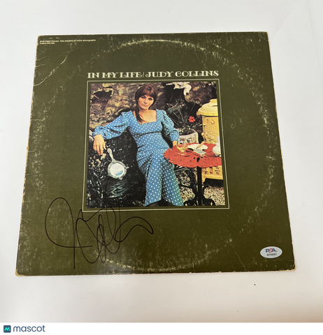 Judy Collins Signed Vinyl Cover PSA/DNA Autographed In My Life