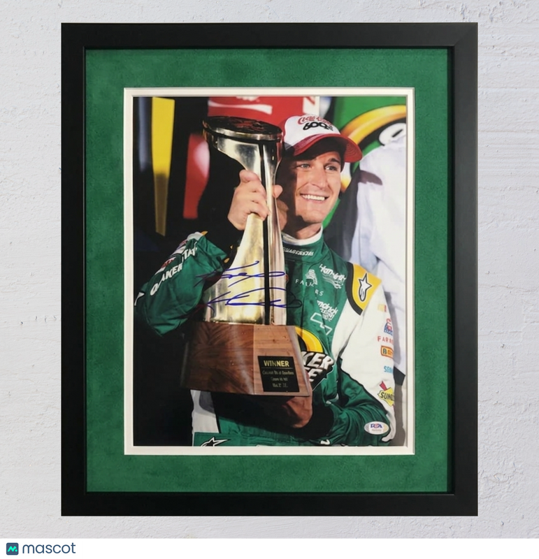 Kasey Kahne Signed Racing 11x14 Custom Framed Photo PSA Autographed
