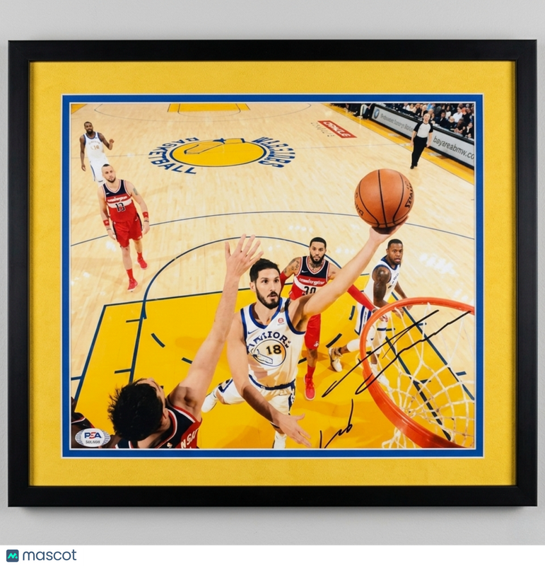 Omri Casspi Golden State Warriors Signed 11x14 Custom Framed Photo PSA