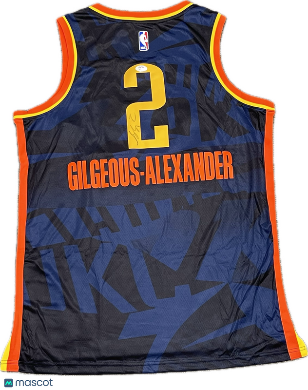 Shai Gilgeous-Alexander Signed Jersey PSA Oklahoma City Thunder Autographed