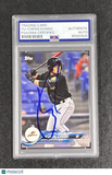 2018 Topps #88 Yu-Cheng Chang Signed Card PSA Auto Slabbed RubberDucks