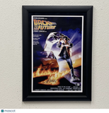 Drew Struzan Signed 11x17 Back to the Future Framed Movie Poster BAS Auth