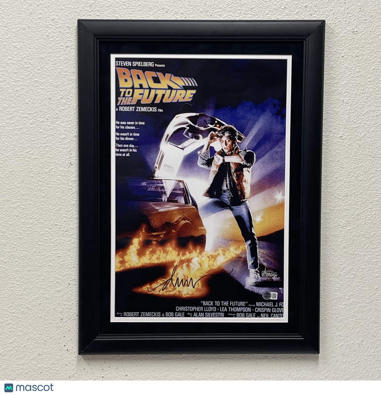 Drew Struzan Signed 11x17 Back to the Future Framed Movie Poster BAS Auth