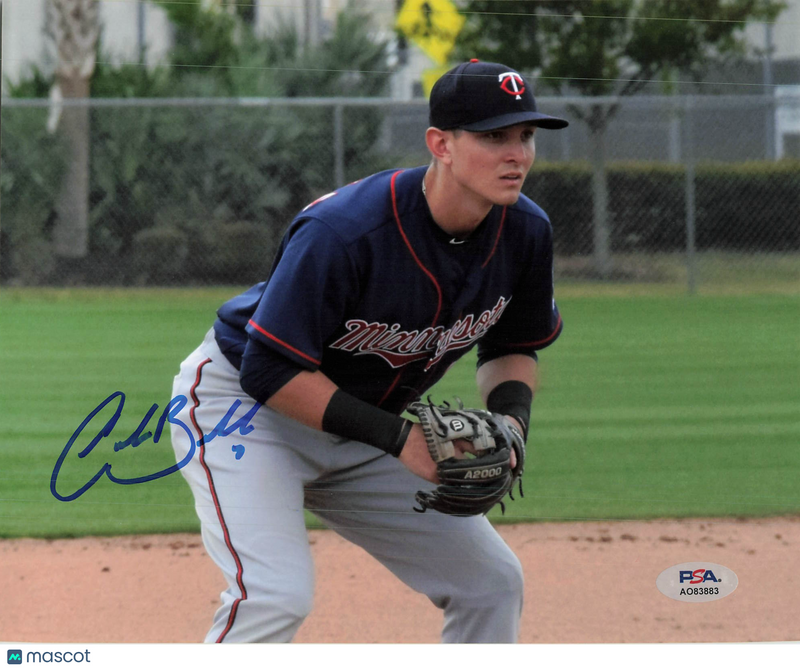 Andrew Bechtold Minnesota Twins Signed 8x10 Photo PSA