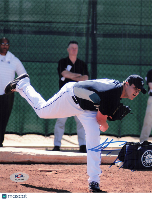 Stephen Pryor Seattle Mariners Signed 8x10 Photo PSA