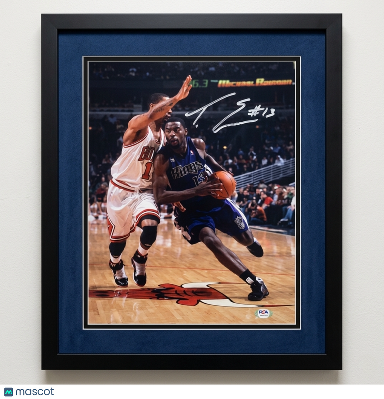 Tyreke Evans Sacramento Kings Signed Basketball 11x14 Custom Framed Photo PSA