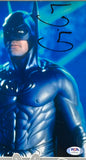 George Clooney Signed 8x10 Photo Framed(14x20") PSA Authentic Batman