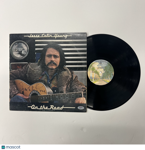 Jesse Colin Young Signed On the Road Vinyl Album PSA Autographed