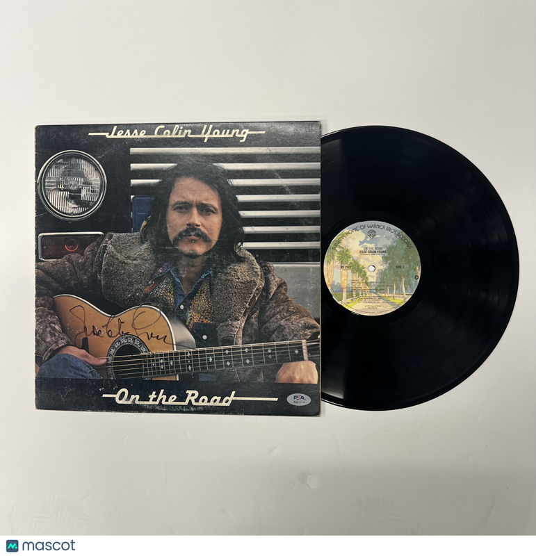 Jesse Colin Young Signed On the Road Vinyl Album PSA Autographed