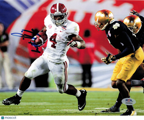 T. J. Yeldon Signed Alabama Crimson Tide Football 8x10 Photo PSA Autographed