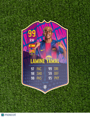 Lamine Yamal Officially Licensed 2025-26 Kartestika Soccer Card