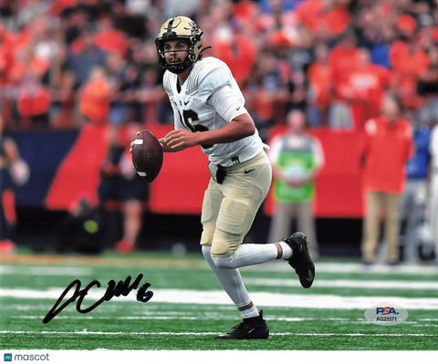 Aidan O'Connell Signed Purdue Boilermakers Football 8x10 Photo PSA Autographed