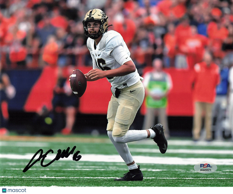 Aidan O'Connell Signed Purdue Boilermakers Football 8x10 Photo PSA Autographed