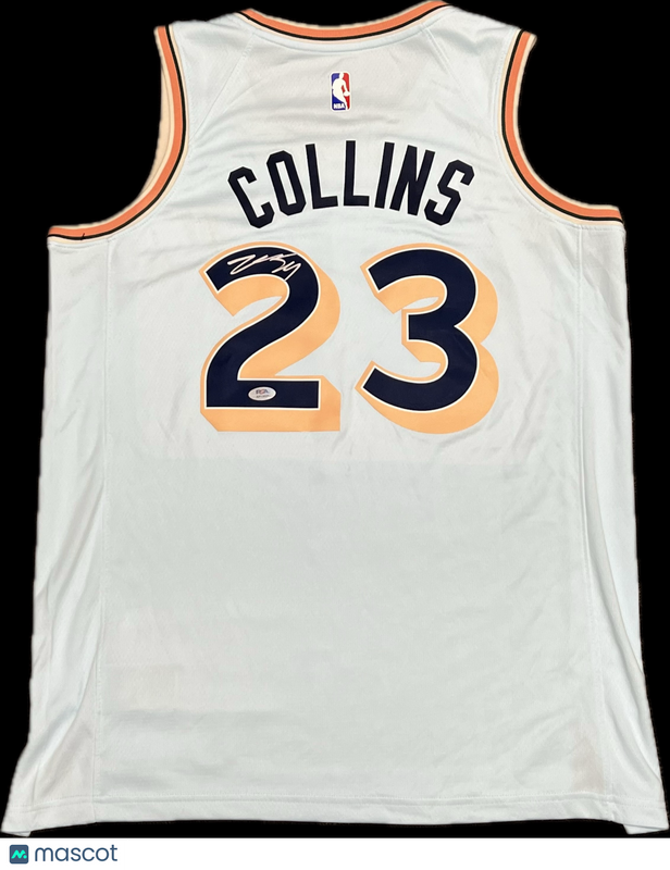 Zach Collins Signed Jersey PSA San Antonio Spurs Autographed