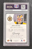 2021-22 Upper Deck Series 1 Hockey #226 Jeremy Swayman Signed Card Auto 10 PSA S