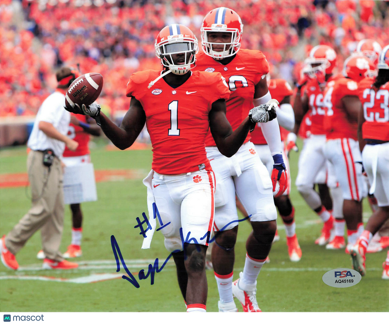 Jayron Kearse Signed Clemson Tigers Football 8x10 Photo PSA Autographed
