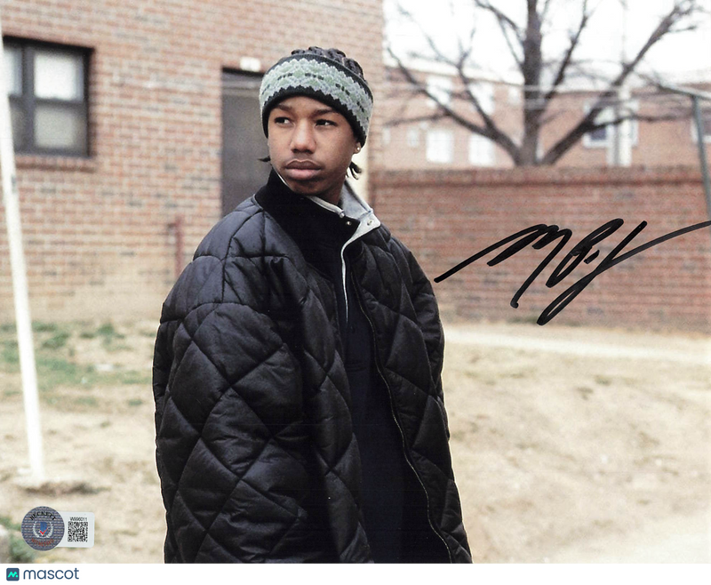 Michael B. Jordan Signed 8x10 Photo BAS Autographed The Wire