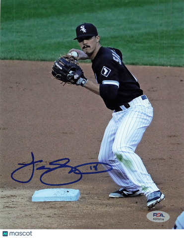 Tyler Saladino Chicago White Sox Signed 8x10 Photo PSA