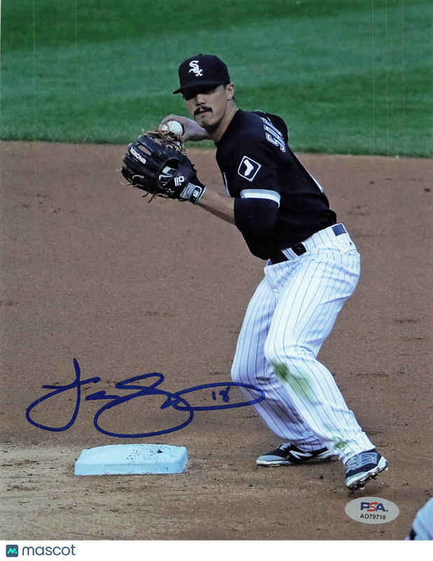 Tyler Saladino Chicago White Sox Signed 8x10 Photo PSA