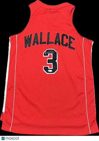 Ben Wallace Signed Detroit Pistons Jersey PSA